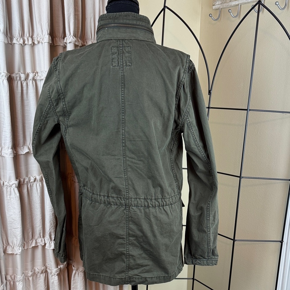 GAP Women's Army Green Barn Chore Field Jacket Coat Size XS NWT - Picture 6 of 11